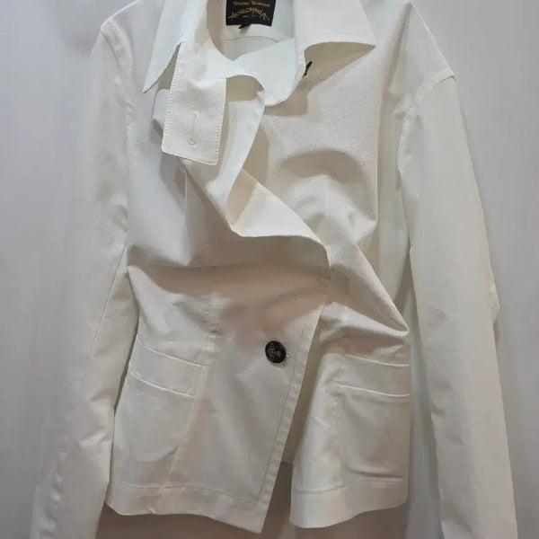 [BUNJANG] Vivienne Westwood Anglomania White Drape Jacket / (정품)비비안 웨스트우드 앙글로매니아 드레이프 자켓
