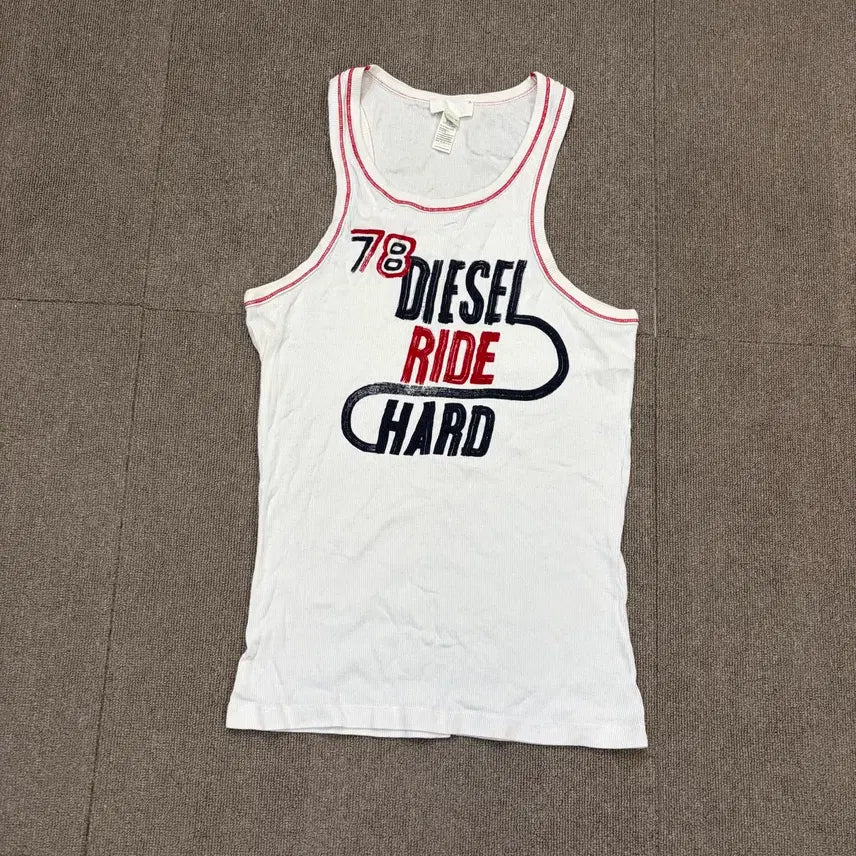 [BUNJANG] Diesel Women's Ribbed Lettering Tank Top / diesel 디젤 우먼스 탱크탑 나시