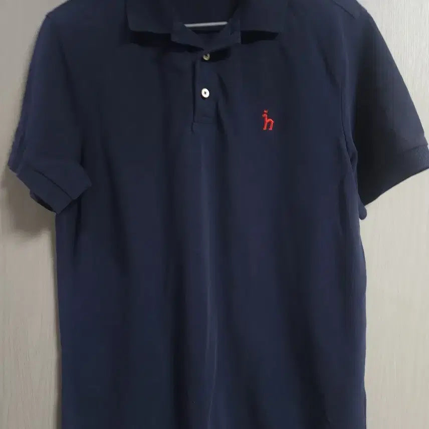 [BUNJANG] Hazzys Men's Short Sleeve Polo Shirt Navy L / F] 헤지스 반팔 카라티, L*