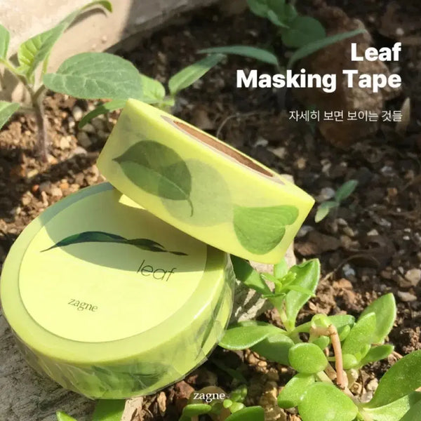 [BUNJANG] Jagene Leaf Discontinued Masking Tape / 자그네 이파리 단종 마스킹테이프