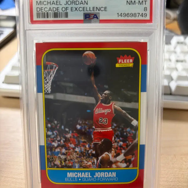 [BUNJANG] 1996 Fleer Michael Jordan DECADE OF EXCELLENCE PSA Graded Card / 1996 플리어 마이클조던 DECADE OF EXCELLENCE PSA8