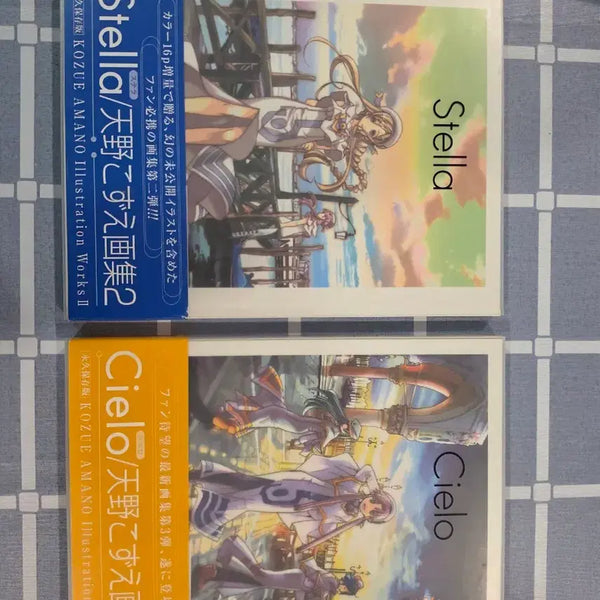 [BUNJANG] Amano Kozue Art Book Bundle / 아리아 작가 아마노코즈에 화집 2개