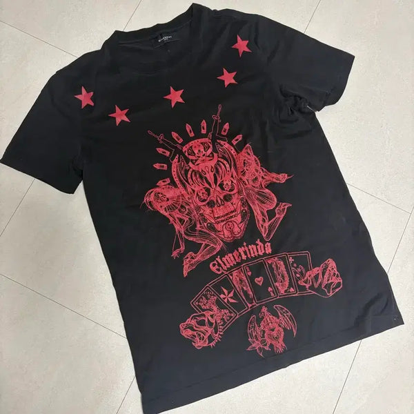[BUNJANG] Givenchy Christmas Print T-Shirt / 지방시 크리스마스 반팔