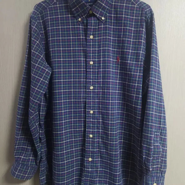 [BUNJANG] Polo Ralph Lauren Plaid Shirt / F] 폴로 랄프로렌 체크 남방, M*