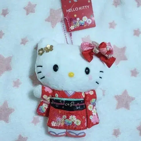 [BUNJANG] Sanrio Hello Kitty Kimono Charm / 새상품) 기모노 입은 키티키링