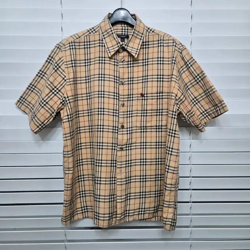 [BUNJANG] Burberry Nova Check Short Sleeve Shirt / 버버리 노바 체크 반팔 셔츠