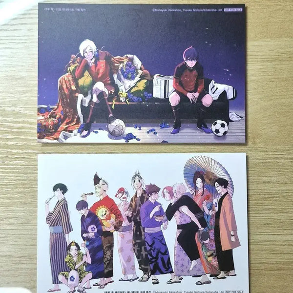 [BUNJANG] Blue Lock Animate Exclusive Postcard Bundle - Michael Kaiser, Yoichi Isagi, Group Postcard / 블루록 애니메이트 특전 엽서 일괄 미하엘 카이저 이사기 요이치 단체엽서