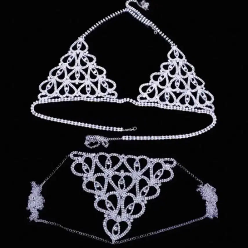 [BUNJANG] Jeweled Bikini / 보석 속옷 비키니