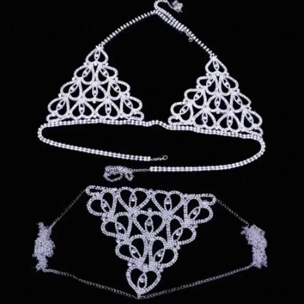 [BUNJANG] Jeweled Bikini / 보석 속옷 비키니