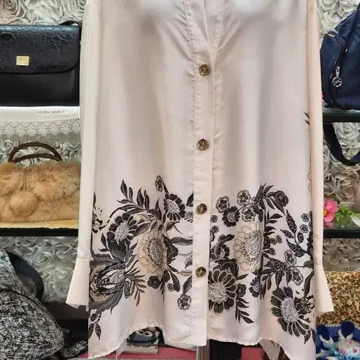 [BUNJANG] Zara Satin Relaxed Fit Long Blouse / ZARA 자라 새틴 루즈핏 롱블라우스 77 88 99