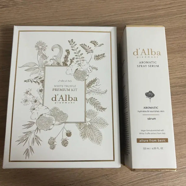 [BUNJANG] d'Alba White Truffle First Aromatic Spray Serum Premium Kit Bundle / 달바 화이트 트러플 퍼스트 아로마틱 스프레이 세럼 + 프리미엄 키트