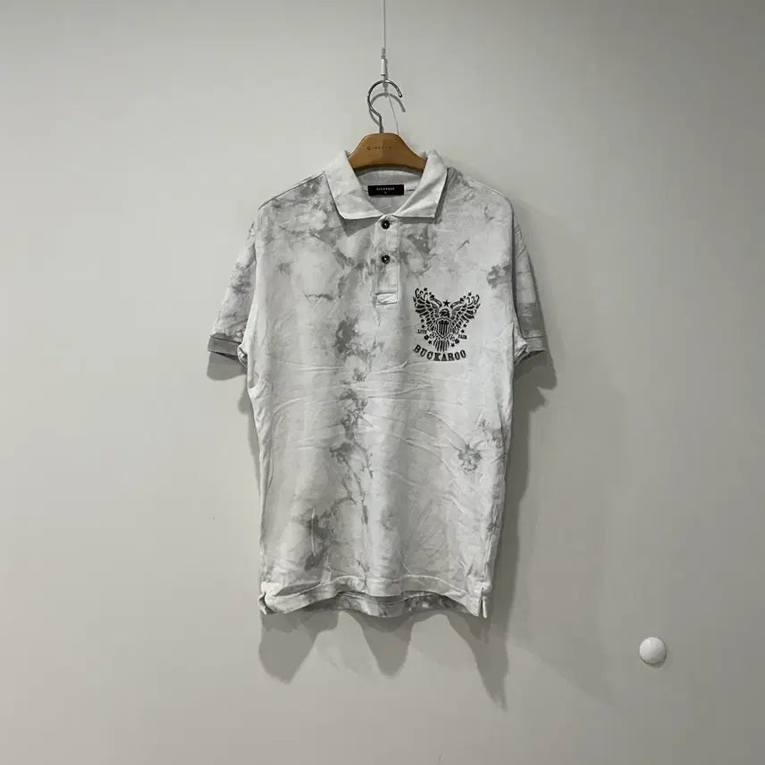 [BUNJANG] BUCKAROO White Collar T-Shirt / BUCKAROO 버커루 카라티