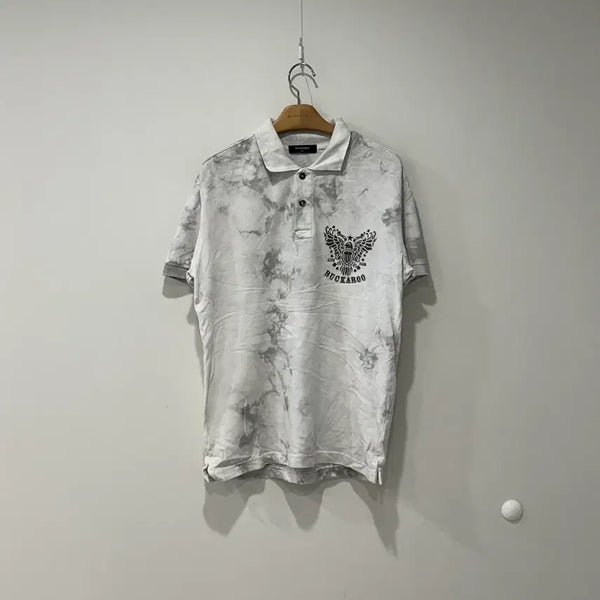 [BUNJANG] BUCKAROO White Collar T-Shirt / BUCKAROO 버커루 카라티