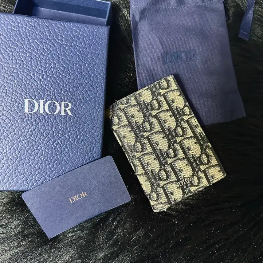 [BUNJANG] Dior Oblique Jacquard Card Holder / 디올 오블리크 자카드 카드지갑 (급처)