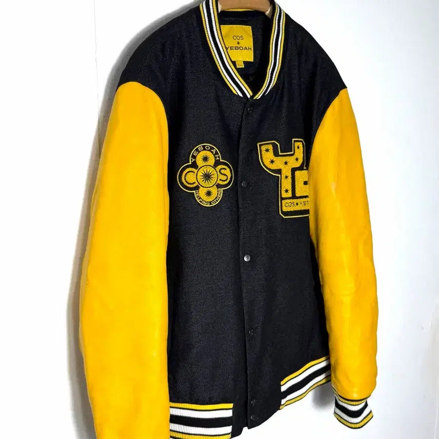 [BUNJANG] COS x YEBBAH Leather Varsity Jacket / cos 코스 자켓