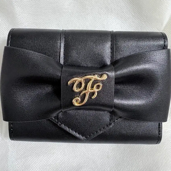 [BUNJANG] Maison de FLEUR Ribbon Bi-fold Wallet / 메종 드 플뢰르 지갑