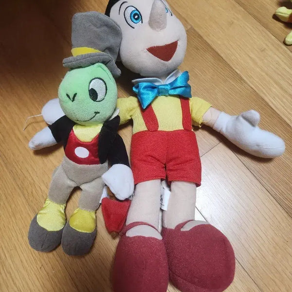 [BUNJANG] Disney Pinocchio & Jiminy Cricket Doll Set / 디즈니 피노키오 지미니 크리켓 인형 세트