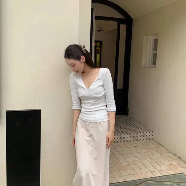 [BUNJANG] Laren Eyelet Lace Top Ivory / 라렌 Eyelet Lace Top, Ivory