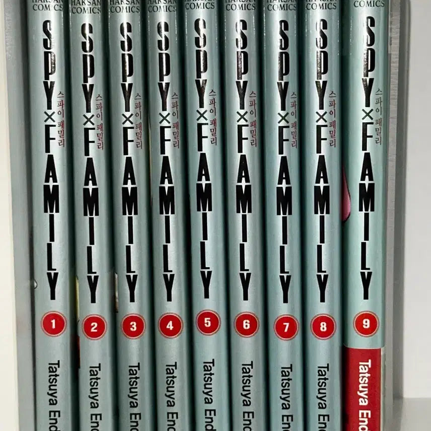 [BUNJANG] SPY x FAMILY Complete Set Volumes 1-9 Manga / 스파이패밀리 1~9권 일괄