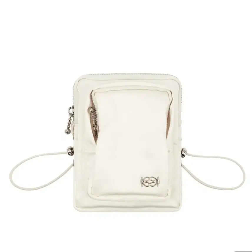 [BUNJANG] Kijun Satin Mini Bag White / kijun 기준 새틴 미니백
