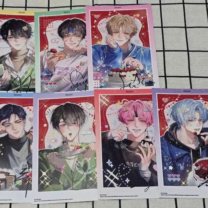 [BUNJANG] Debut or Die Thai Edition Testar Postcard Bundle Set / 데못죽 태국판 특전 테스타 엽서 일괄