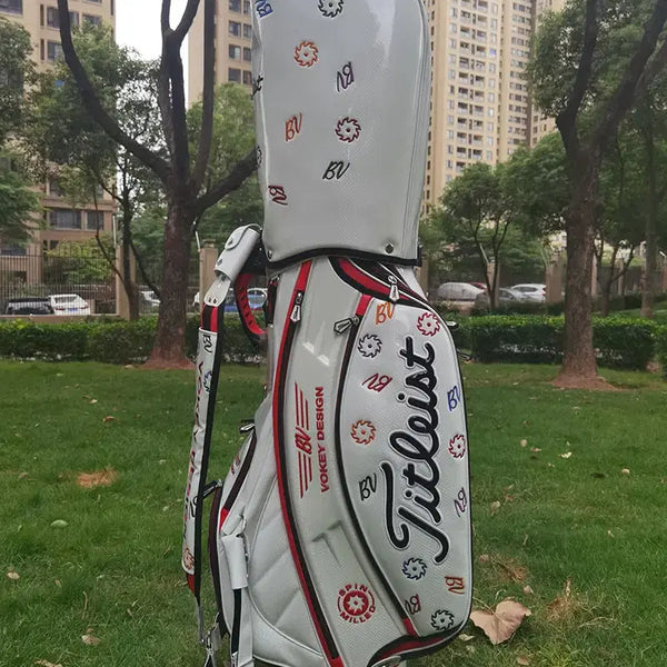 [BUNJANG] Pro Caddy Bag (White) / 골프백 프로 캐디백(화이트)