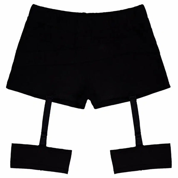 [BUNJANG] Oushai Bandage Garter Shorts Black / 오스하이 Bandage Garter Shorts Black