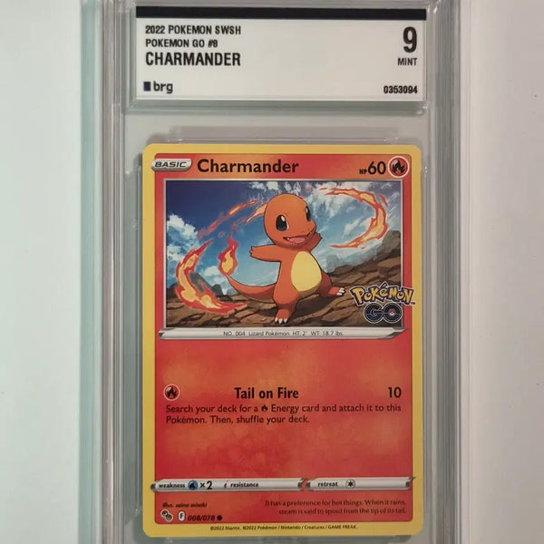 [BUNJANG] Pokemon Go Charmander - BRG Graded 9 (North America) / [북미] [brg 9등급 포켓몬고 파이리]
