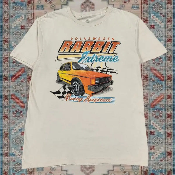 [BUNJANG] American Vintage Volkswagen Rabbit Extreme Racing Graphic T-Shirt M / 미국 빈티지 폭스바겐 래빗 익스트림 레이싱 그래픽 티셔츠 M