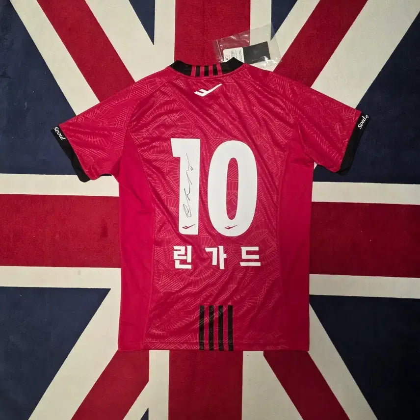 [BUNJANG] FC Seoul 2024 Home Player Issue Long Sleeve Signed Jersey - Jesse Lingard (Size L) / FC서울 2024 홈 L - 린가드 싸인 유니폼