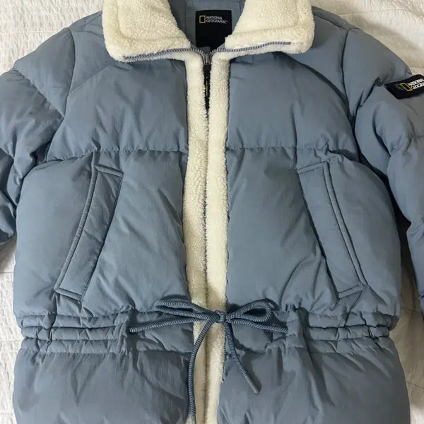 [BUNJANG] National Geographic Women's Padded Jacket Beige / 급처) 내셔널지오그래픽 여성 패딩