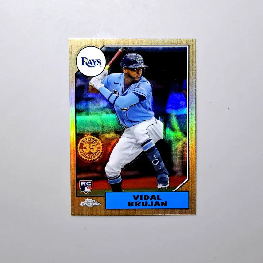 [BUNJANG] MLB Vidal Brujan Rookie Mojo Refractor 2022 Topps Chrome / MLB 비달 브루한 루키 실버팩 모조 리플렉터 2022 탑스크롬