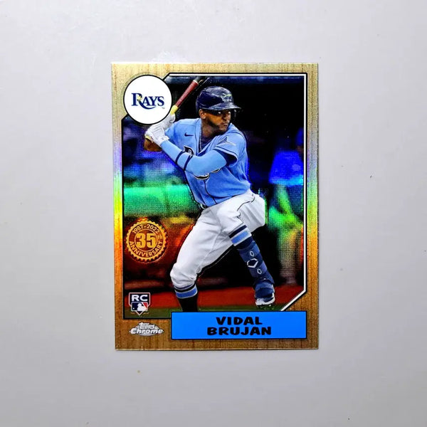 [BUNJANG] MLB Vidal Brujan Rookie Mojo Refractor 2022 Topps Chrome / MLB 비달 브루한 루키 실버팩 모조 리플렉터 2022 탑스크롬