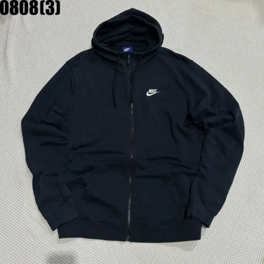 [BUNJANG] Nike Black Hooded Zip-Up Sweatshirt M / 나이키 후드집업 블랙 m 8/8