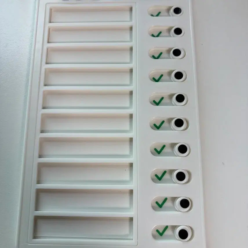 [BUNJANG] White To-Do List Memo Board / (새상품) 화이트 투두리스트 메모보드