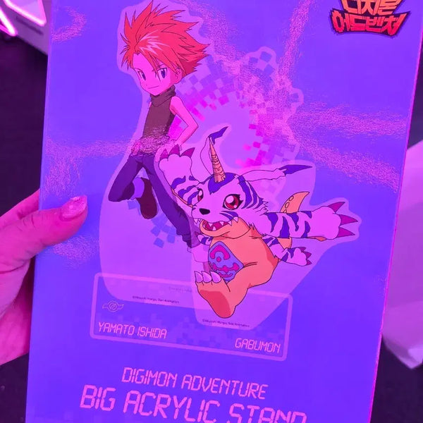 [BUNJANG] Digimon Adventure Matt & Patamon Big Acrylic Stand / 디지몬 어드벤처 쿠지 B상 매튜&파피몬 빅 아크릴 스탠드