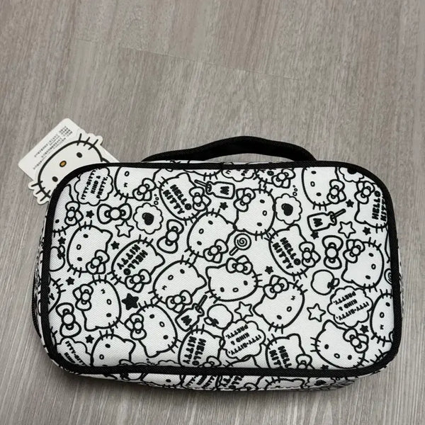 [BUNJANG] Hello Kitty Pattern Pouch (Set of 2) / 헬로키티 패턴 파우치 2개