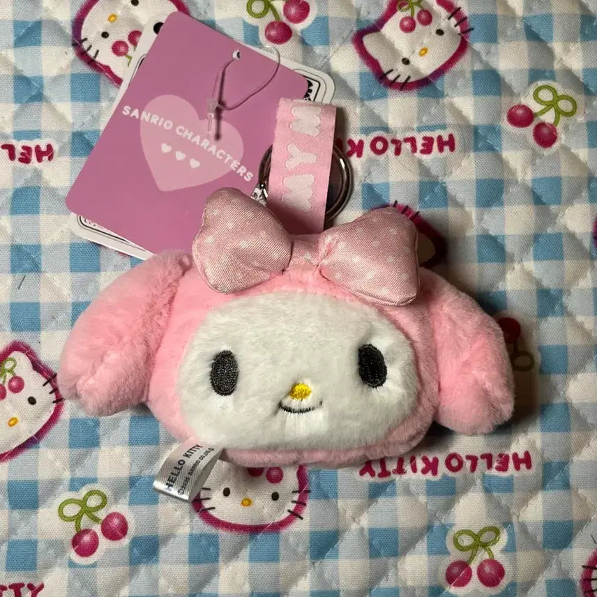 [BUNJANG] Sanrio My Melody Face Keychain / 마이멜로디 얼굴 키링 (일본정품)