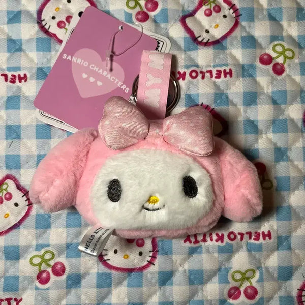 [BUNJANG] Sanrio My Melody Face Keychain / 마이멜로디 얼굴 키링 (일본정품)