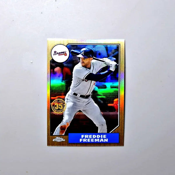 [BUNJANG] MLB Freddie Freeman 1987 Refractor 2022 Topps Chrome LA Dodgers / MLB 프레디 프리먼 1987 리플렉터 2022 탑스크롬 LA다저스