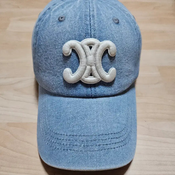 [BUNJANG] Celine Denim Baseball Cap Light Blue / 셀린느 데님 볼캡 연청