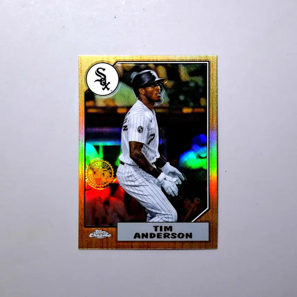 [BUNJANG] MLB Tim Anderson 1987 Refractor 2022 Topps Chrome / MLB 팀앤더슨 1987 리플렉터 2022 탑스크롬