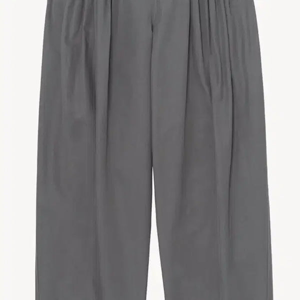 [BUNJANG] Mundal Cotton Volume Tuck Pants (Charcoal) S / 문달 코튼 볼륨 턱 팬츠 (차콜) s