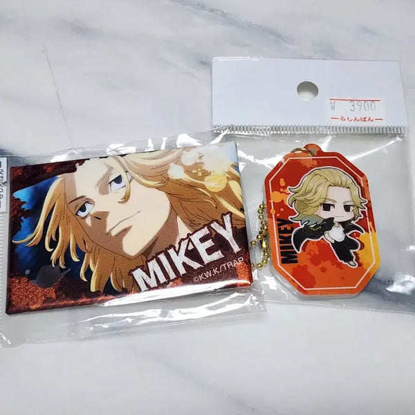[BUNJANG] Tokyo Revengers Mikey Can Badge Keychain / 도쿄리벤져스 캔뱃지 키링 마이키