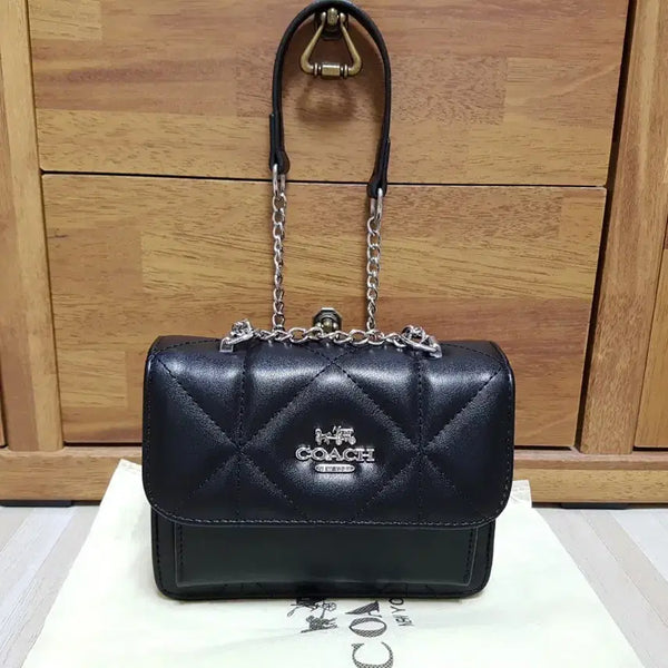 [BUNJANG] Coach Diamond Quilting Crossbody Bag / (새상품)코치 다이아퀼팅 크로스백