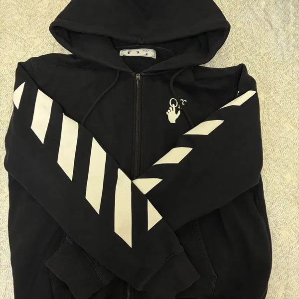 [BUNJANG] Off-White Hooded Zip-Up Jacket / (정품) 오프화이트 후드집업