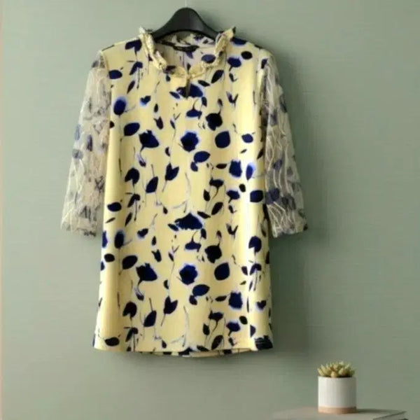 [BUNJANG] Women's Lace Sleeve Blouse - Size 77 / 77 새상품 여성 블라우스 티셔츠 여자 티셔츠 여자 100 새제품
