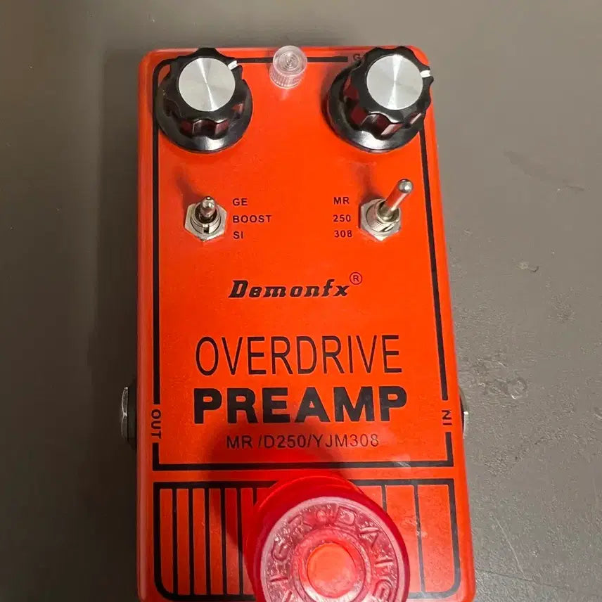 [BUNJANG] Demonfx Overdrive Preamp MR/D250/YJM308 / Demonfx 오버드라이브 프리앰프 MR/D250/YJM308
