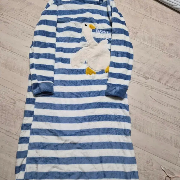 [BUNJANG] Stripe Duck Pajamas (Free Size) / 스트라이프 오리 잠옷free