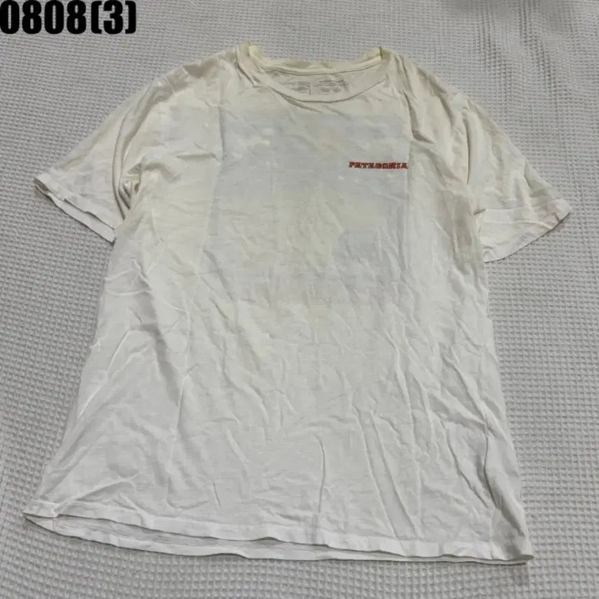 [BUNJANG] Patagonia Graphic T-Shirt White / 파타고니아 그래픽 반팔 티셔츠 화이트 s 8/8